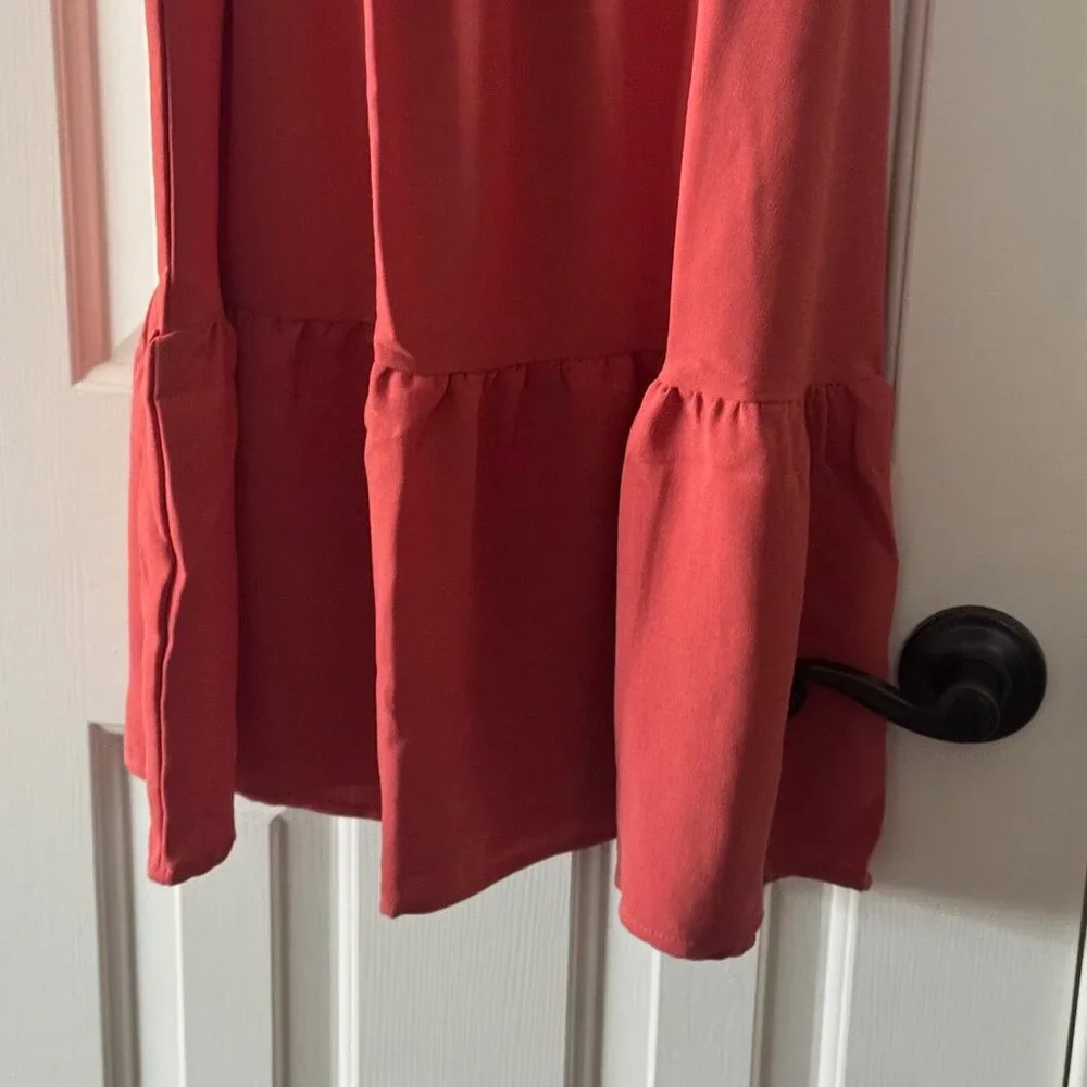 NWOT Love Ellie Girls Salmon Dress Size L 12/14